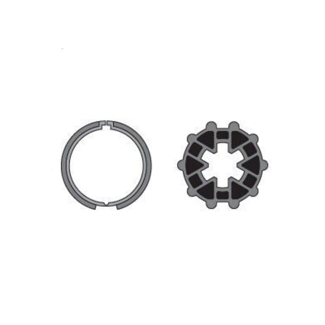 Adaption set for Axle/Shaft Ø 40x1.5 mm - Ø 40 mm series