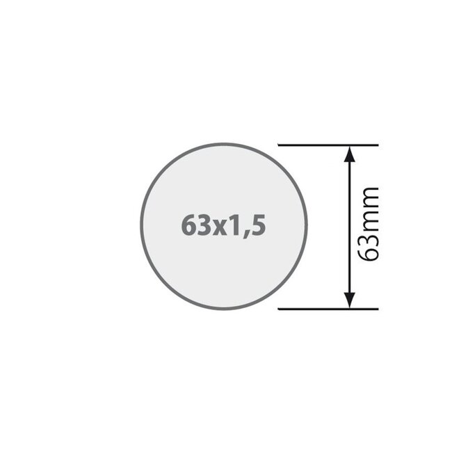 Somfy Adaptionsset Ø 63 mm mit Tuchschlitz - LT50 und T5