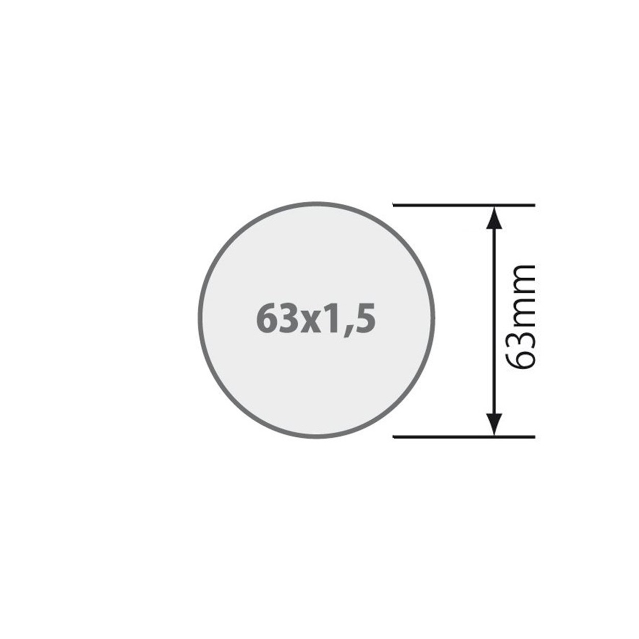 Simu Adaptieset Ø 63 mm met doekgleuf - LT40 en T3.5, foto 2 van 2