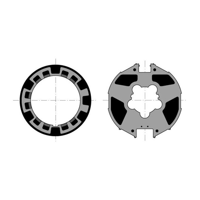 Adaption set Ø 85 mm with cloth slot - LT60 and T6