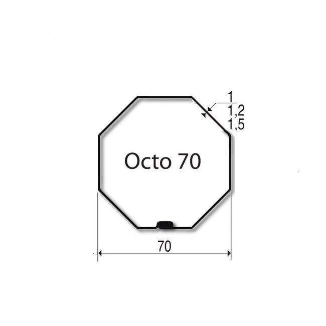 Volte Adaption set 8 side 70 - Ø 60 mm series