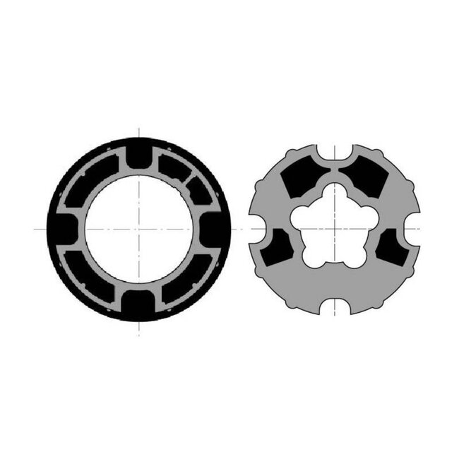 Kit d'adaptation Ø 78 mm avec fente pour tissu - LT50 et T5