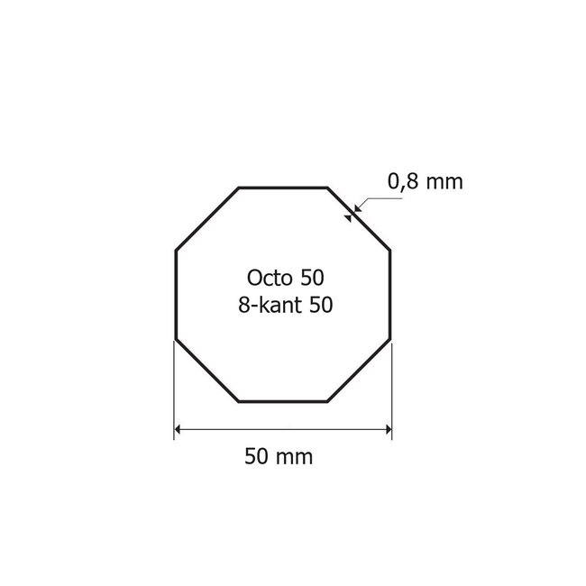 Simu Adaptieset 8 kant 50 - LT50 en T5