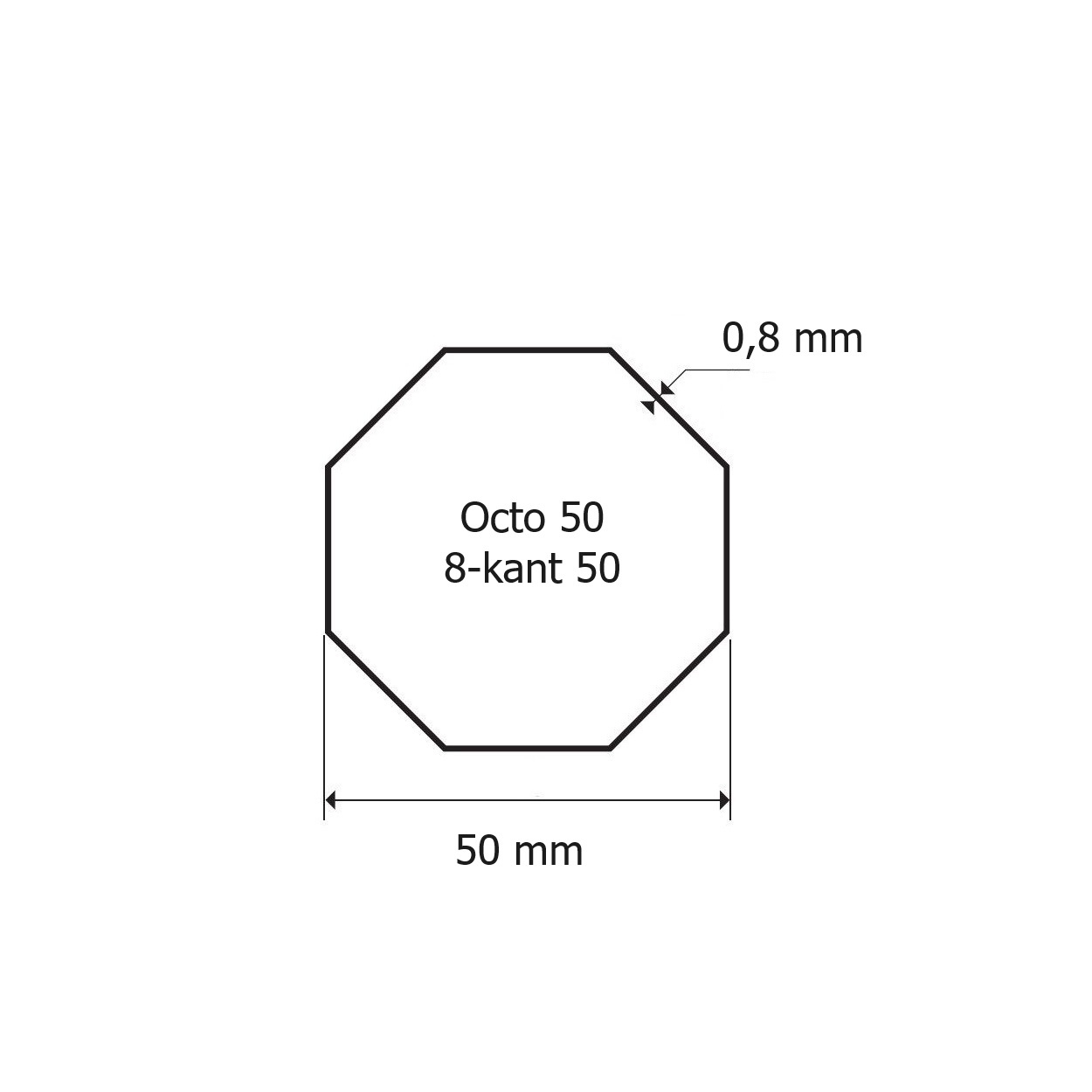 Simu Adaptieset 8 kant 50 - LT50 en T5