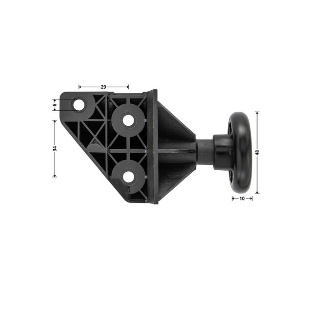 Hörmann Running wheel left Hörmann EcoStar up-and-over door