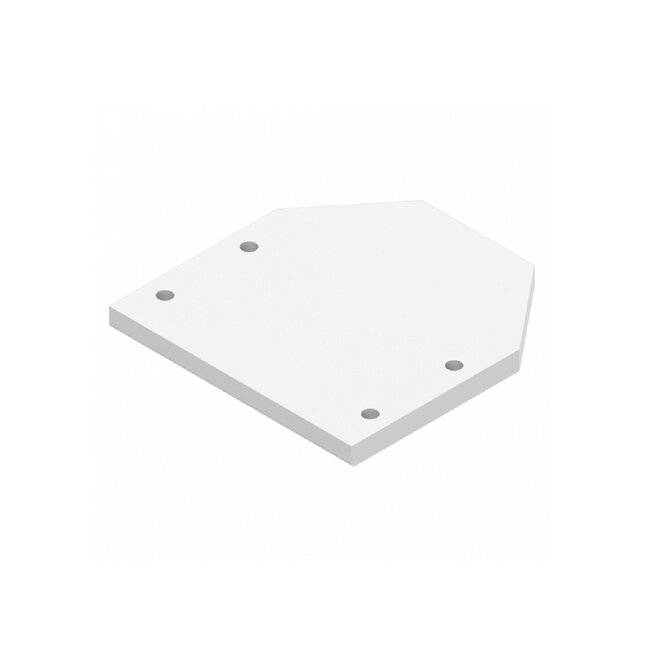 Filler plate for sliding bolt