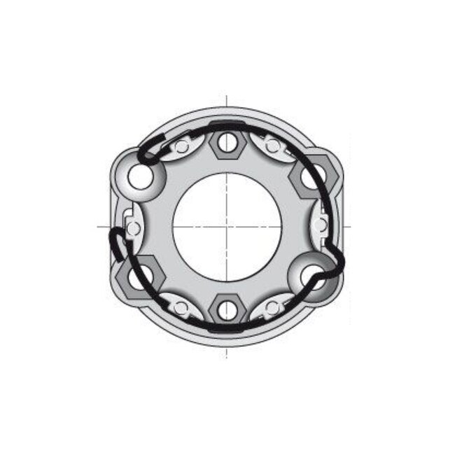 Somfy Motor support universal incl. safety clip