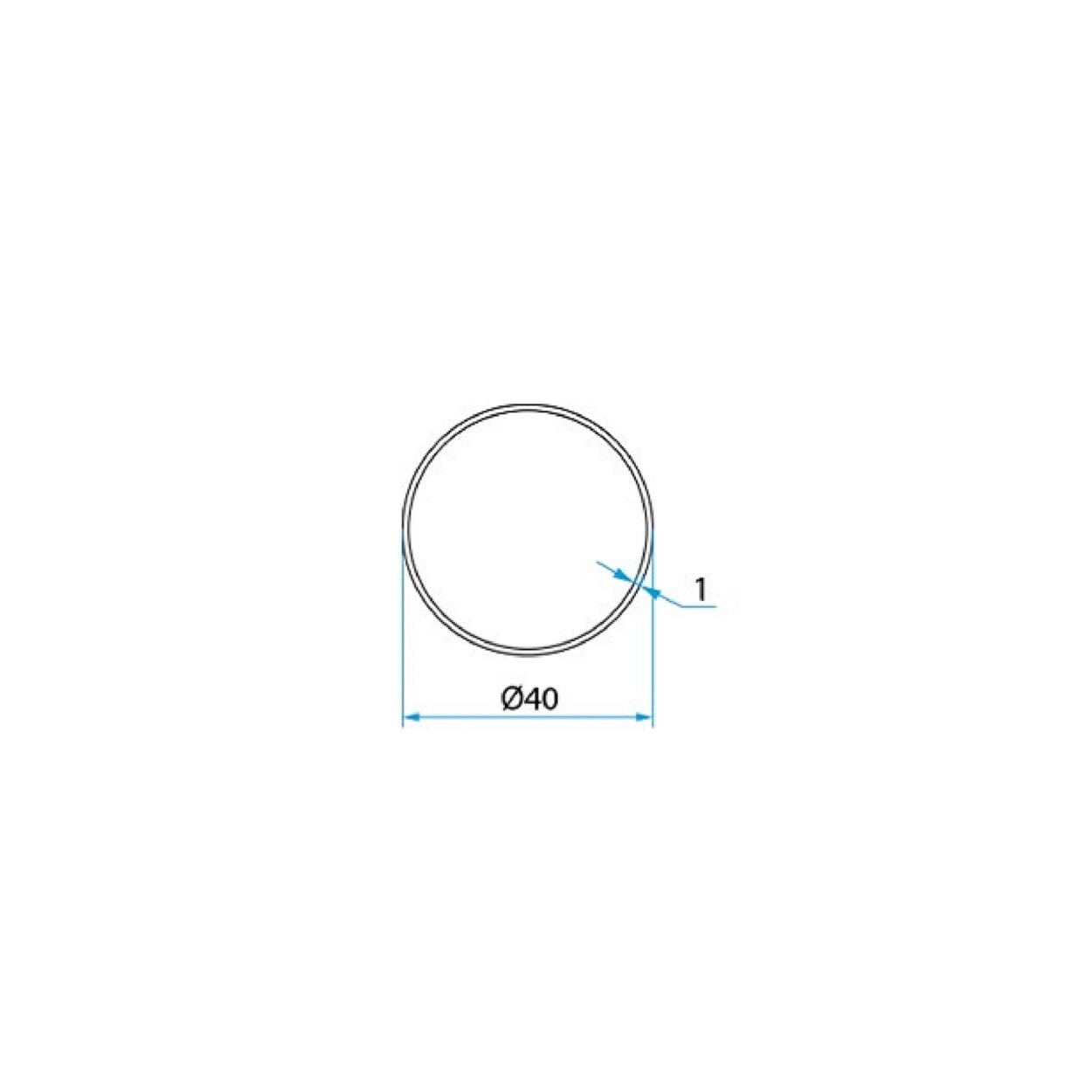 Cherubini Adaptieset Ø 40x1 mm as - 35 mm serie