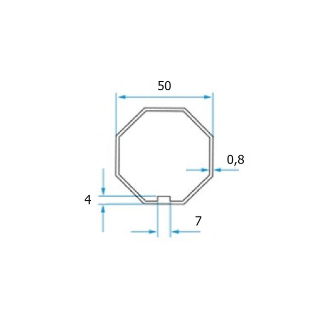 Cherubini Anpassungssatz 8 Seiten 50 - 45 mm Serie