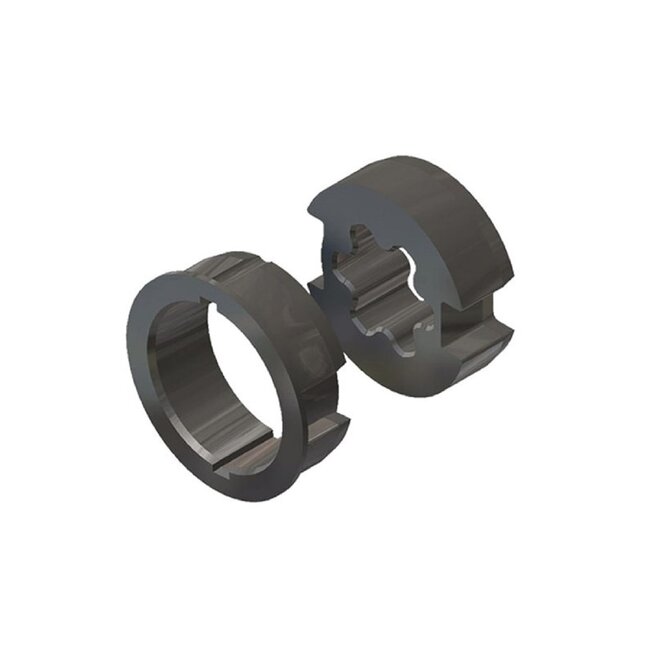 Adaption set Ø 63 mm Axle/Shaft with cloth slot - 45 mm series