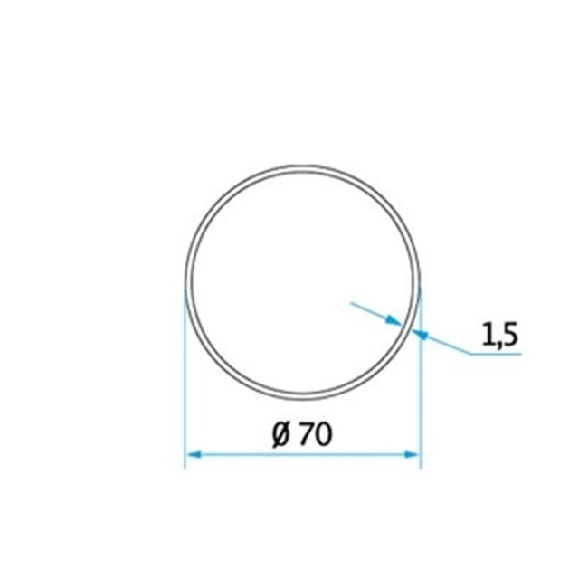 Cherubini Adaption set Ø 70 mm Axle/Shaft - 45 mm series