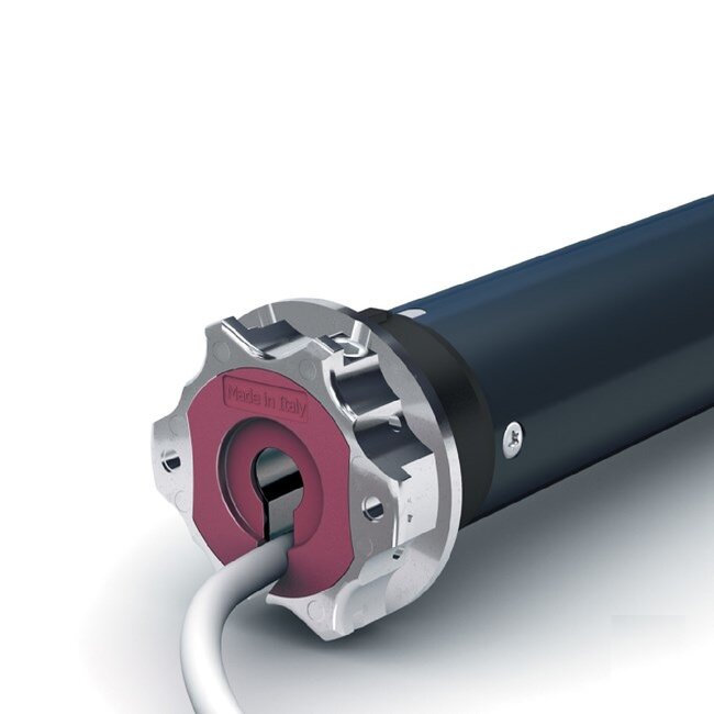 Cherubini Moteur tubulaire Garda Ø 45 avec tête de moteur métallique