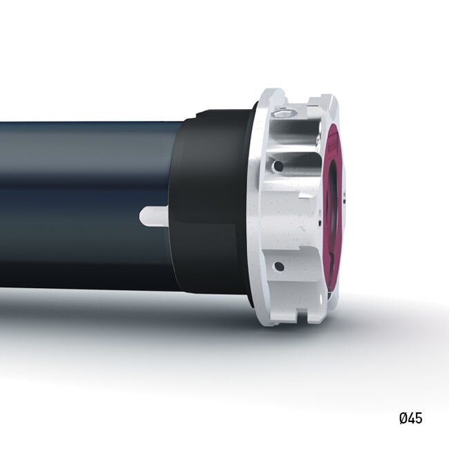 Cherubini Moteur tubulaire Garda Ø 45 avec tête de moteur métallique