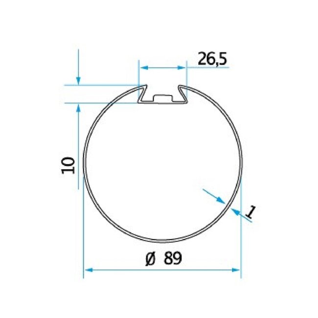 Cherubini Anpassungssatz Ø 89 Deprat - Serie 58 mm