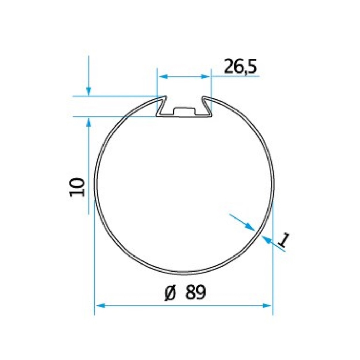 Cherubini Adaptieset Ø 89 Deprat - 58 mm serie, foto 2 van 2