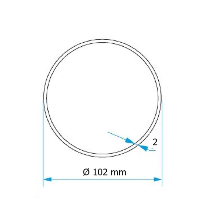 Cherubini Adaptieset Ø 102 - 58 mm serie