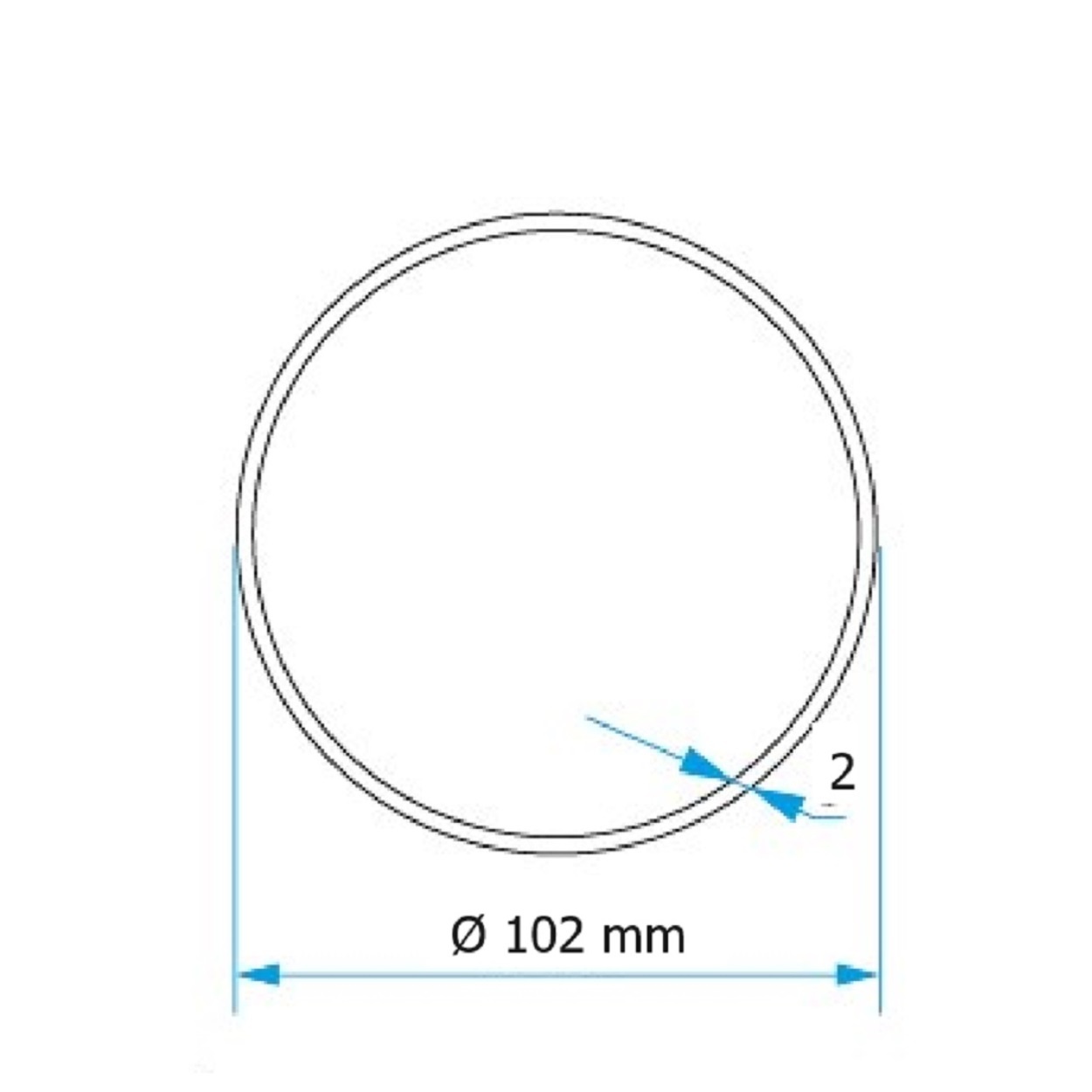 Cherubini Adaptieset Ø 102 - 58 mm serie, foto 2 van 2