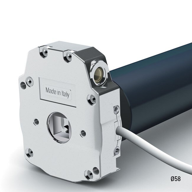 Cherubini Moteur tubulaire Ocean Ø 58 avec commande manuelle de secours