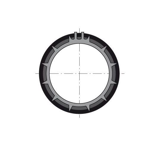 Volte Verloopset voor Volte Ø 60 mm adaptieset op Volte Ø 50 mm buismotor