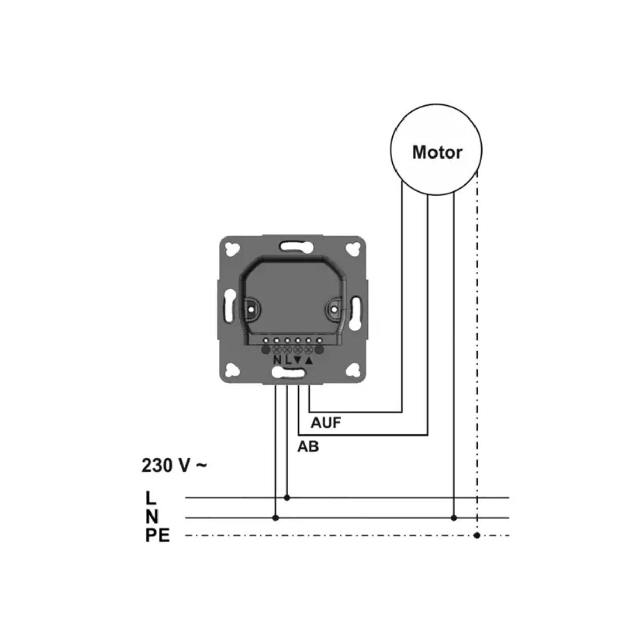 Inprojal Rojal S tijdklok met lichtsensor aansluiting voor buismotoren, foto 3 van 3