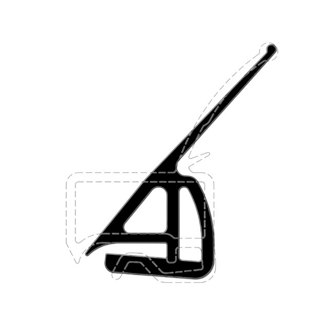 Crawford Crawford side seal for overhead door with 6-Track track system