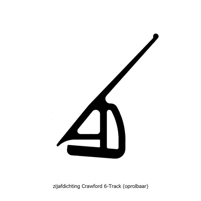 Crawford Crawford-Seitendichtung für Sektionaltore mit 6-Spur-Schienensystem
