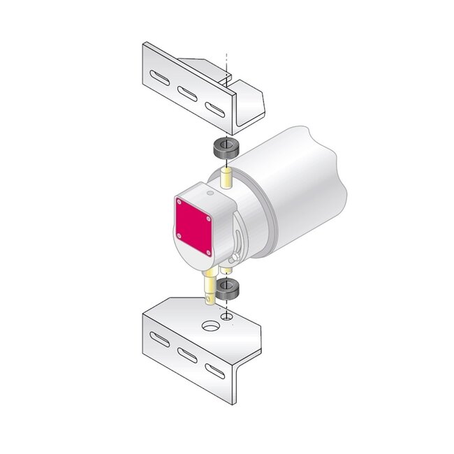 Motor support set for Simu T8 M (Simu T8 with emergency hand control)