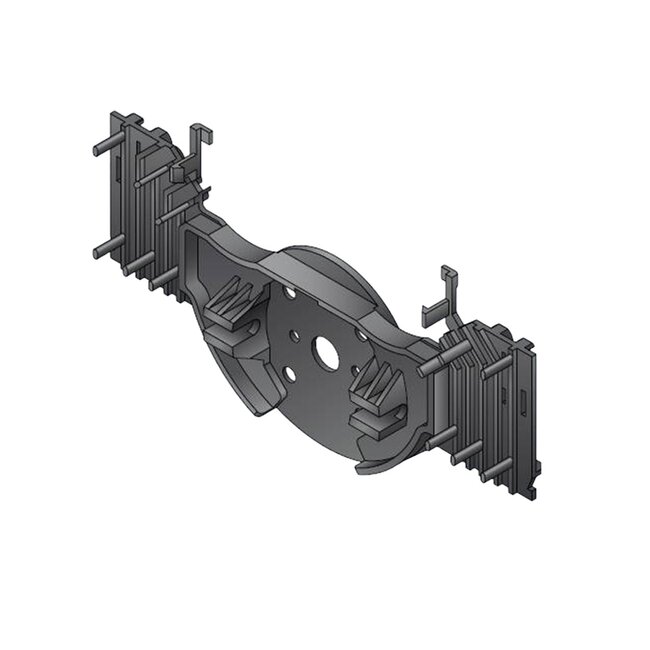 Motor support Simu T5 butterfly support (max 20 Nm)