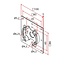 Motor support TM2 45 - steel plate 100x100