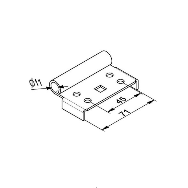 Flexiforce Single universal roll holder