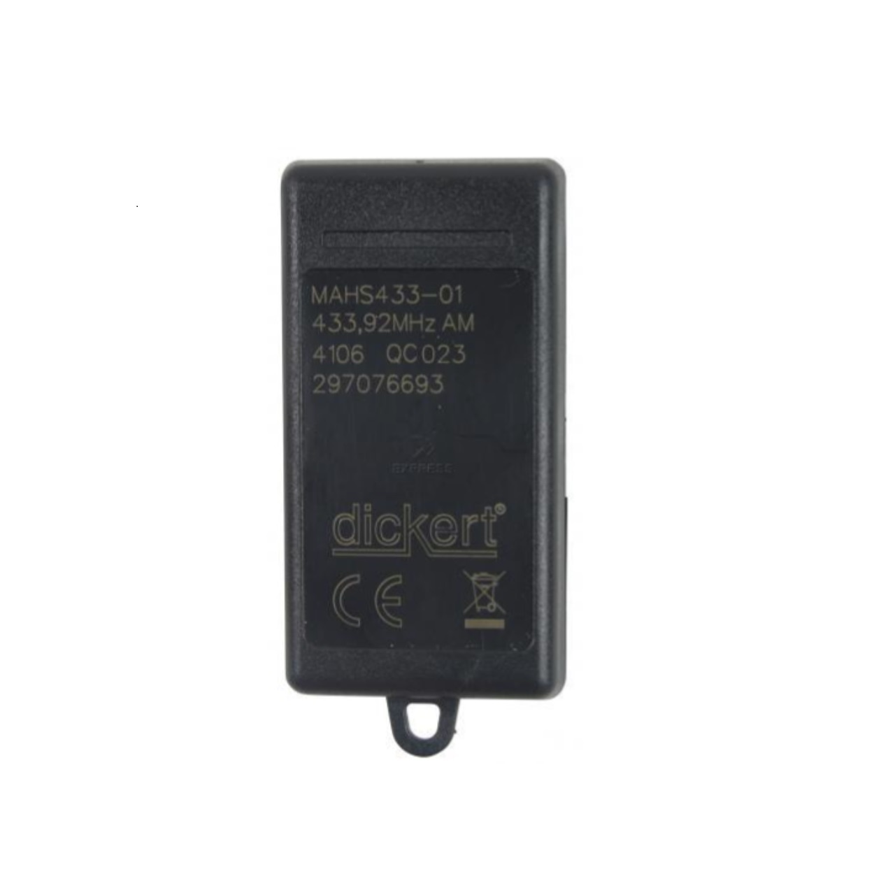 Dickert MAHS433-01 - 1-kanaals 433 MHz handzender, foto 3 van 6