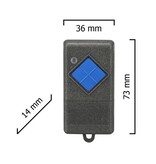 Dickert S10-868A1K08 1-kanaals 868 MHz handzender