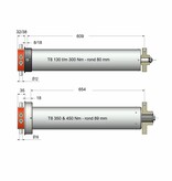 Simu T8 rolluikmotor US