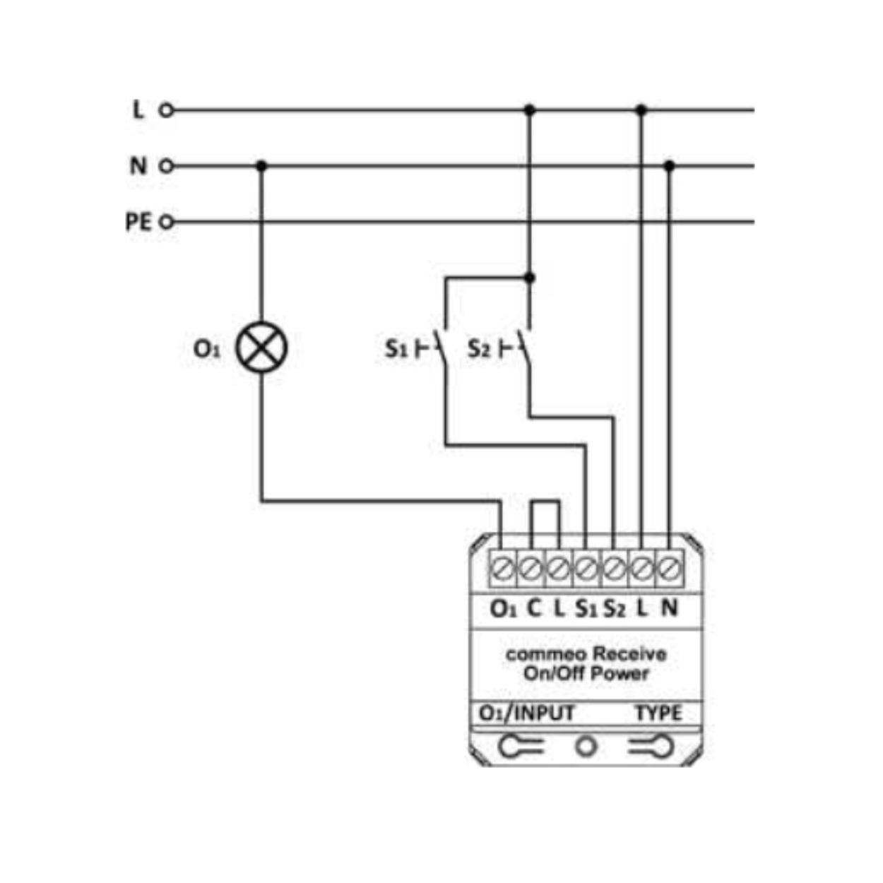 Selve Selve Commeo Power ontvanger On/Off, foto 3 van 3