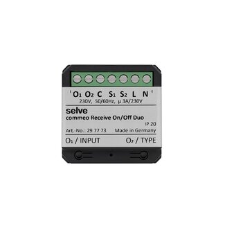 Selve Récepteur Selve Commeo Duo Marche/Arrêt