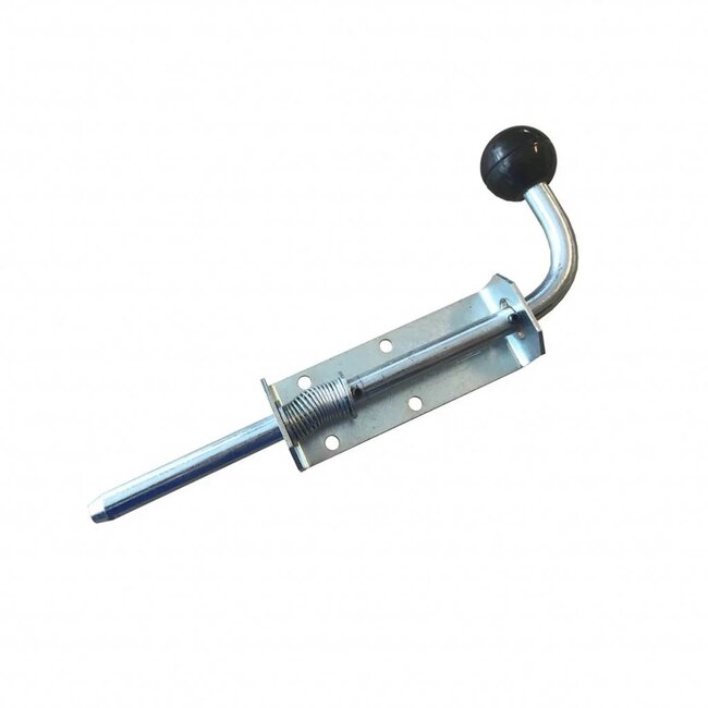 Huismerk Slide bolt overhead door black knob