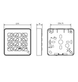 Geba Cody New Quadra-line los codepaneel