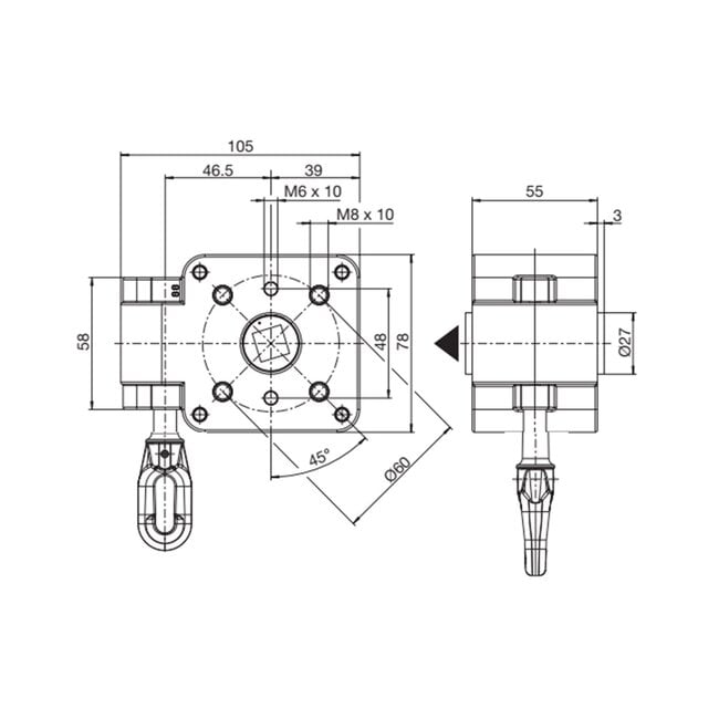 Wind gear 1:13 with eye - heavy model