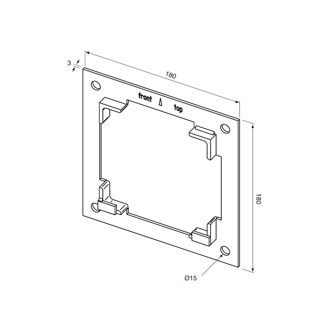 Motor support for Nice Era XL