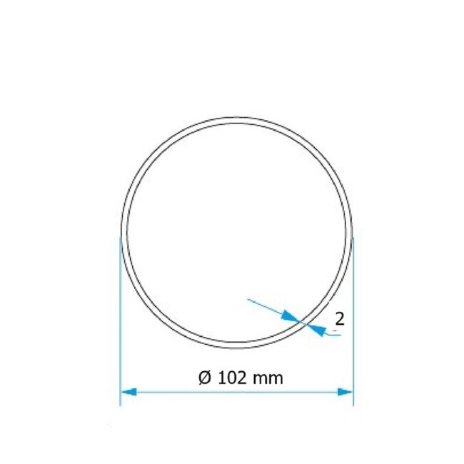 Nice Adaption set XL - tube Ø 102x2 mm