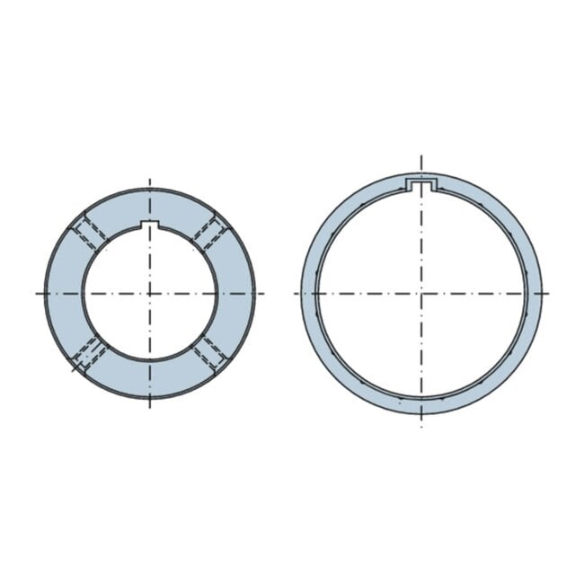 Adaption set XL - tube Ø 102x2 mm