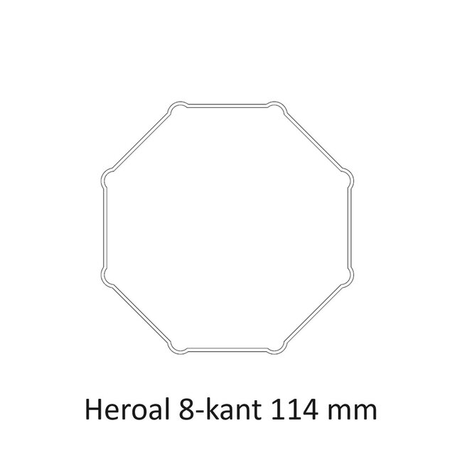Nice Adaptieset XL -  8-kant 114 mm (Heroal SW125)