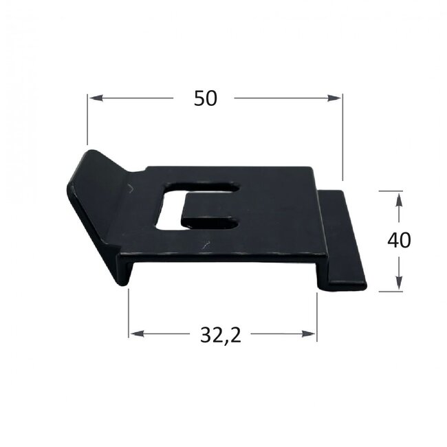 Huismerk Clip de fermeture pour porte moustiquaire plissée