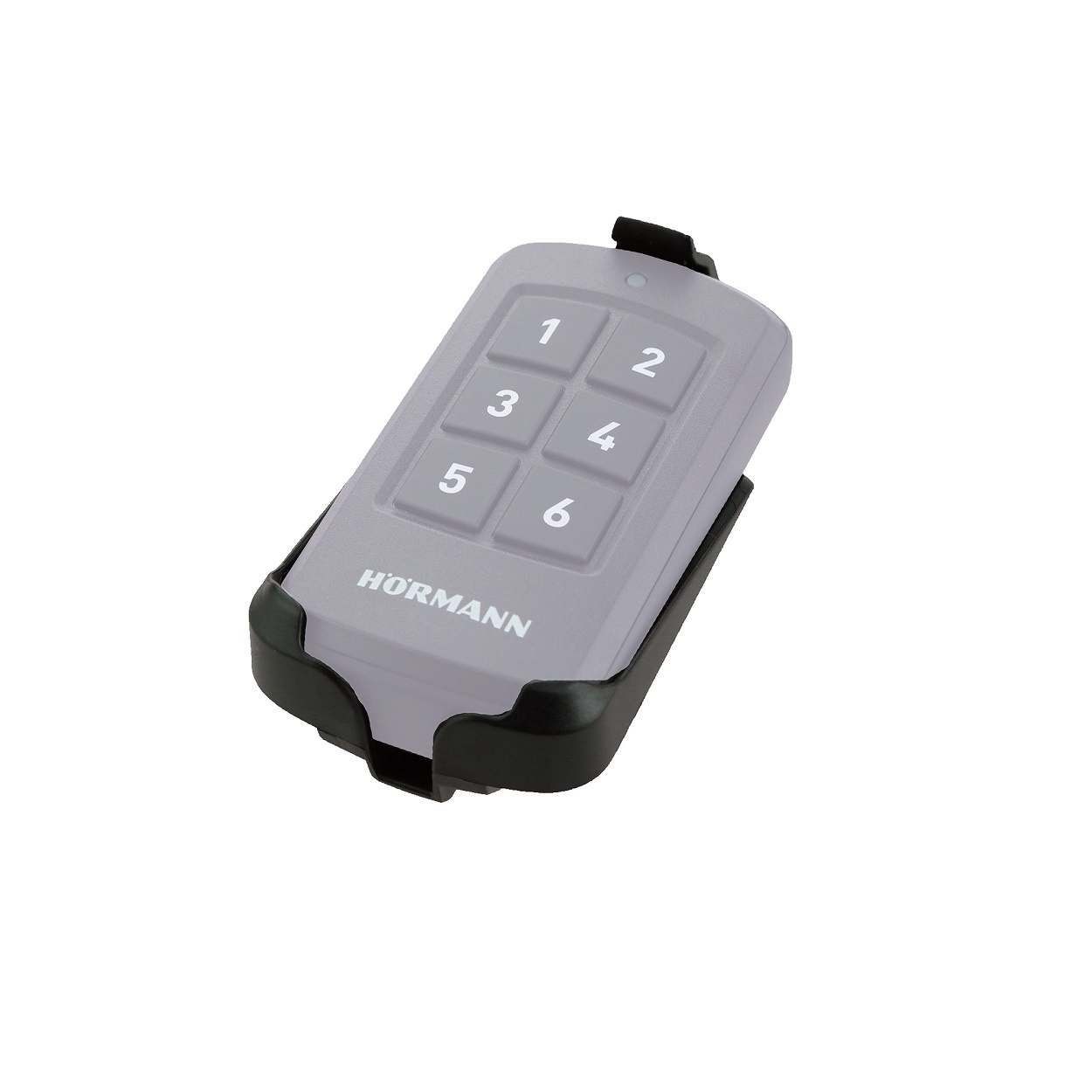 H??rmann HSE4BS Handheld Transmitter Cover - High Gloss Grey Replacement Housing