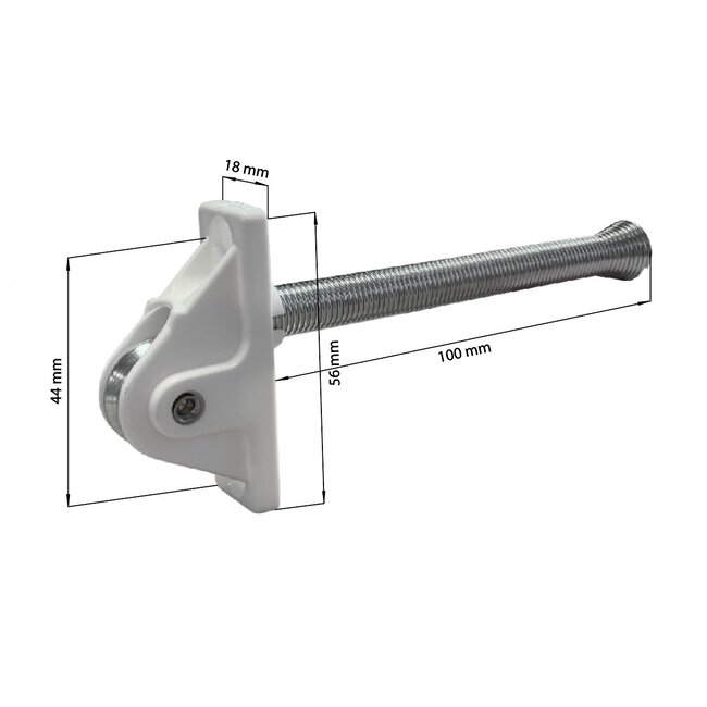 Selve Cord guide with steel wheel