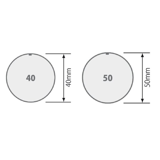 Heroal Bouchon de palier en plastique Ø 40 et 50 mm