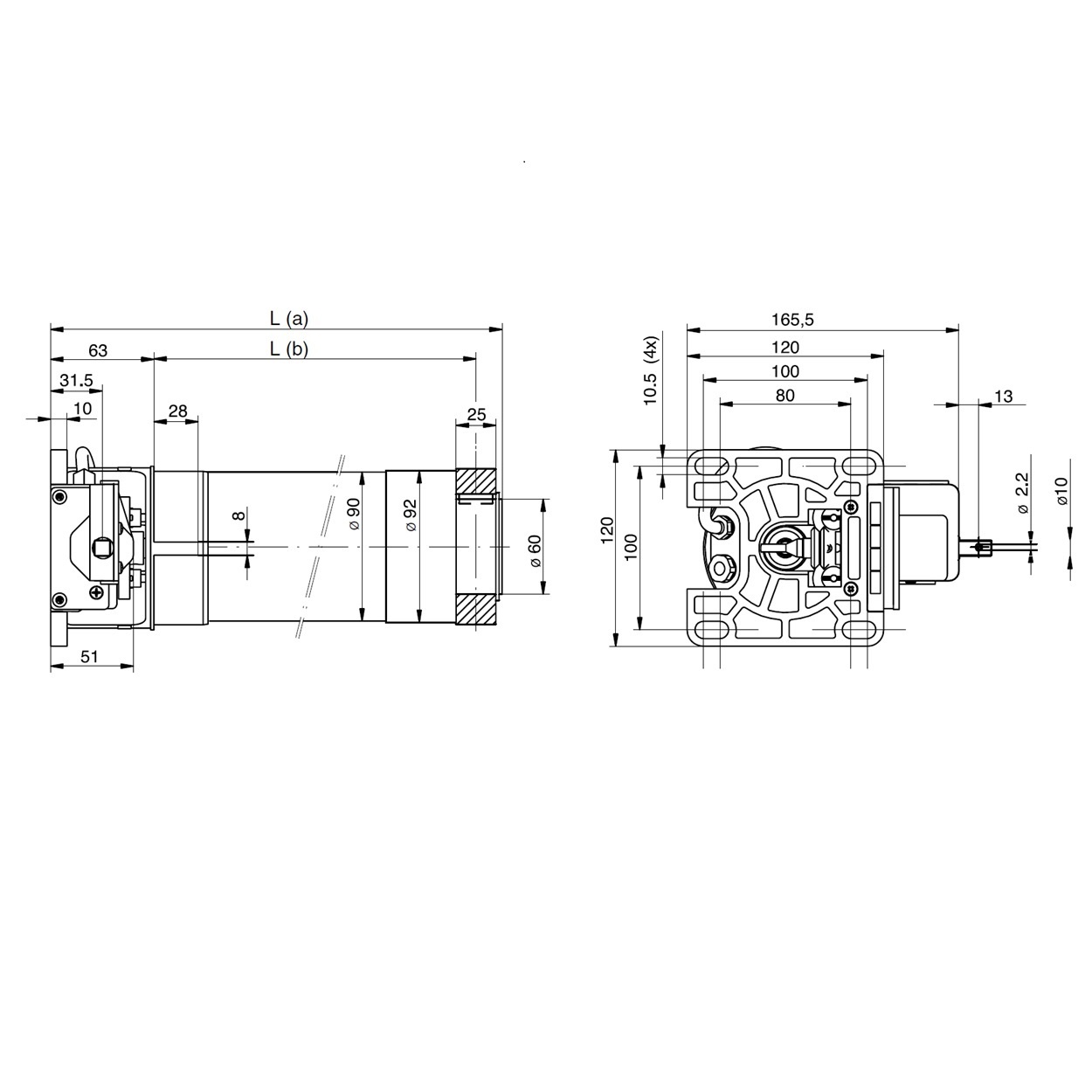 Nice type 15 W NMA buismotor, foto 5 van 5