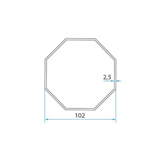 Nice Adapter set L - 8-sided 102 mm