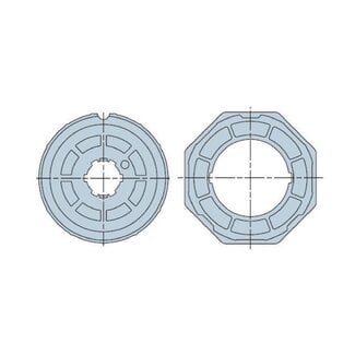 Nice Adapter set L - 8-sided 102 mm