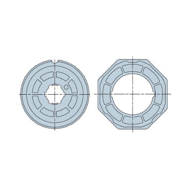 Adapter set L - 8-sided 102 mm